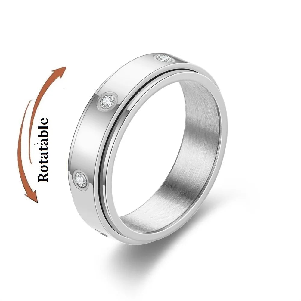 Stop & Spin Rose Gold with Diamonds